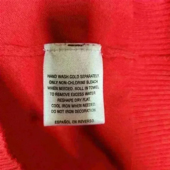 Top Knits women's red button up cardigan with gem details size small - Picture 8 of 8